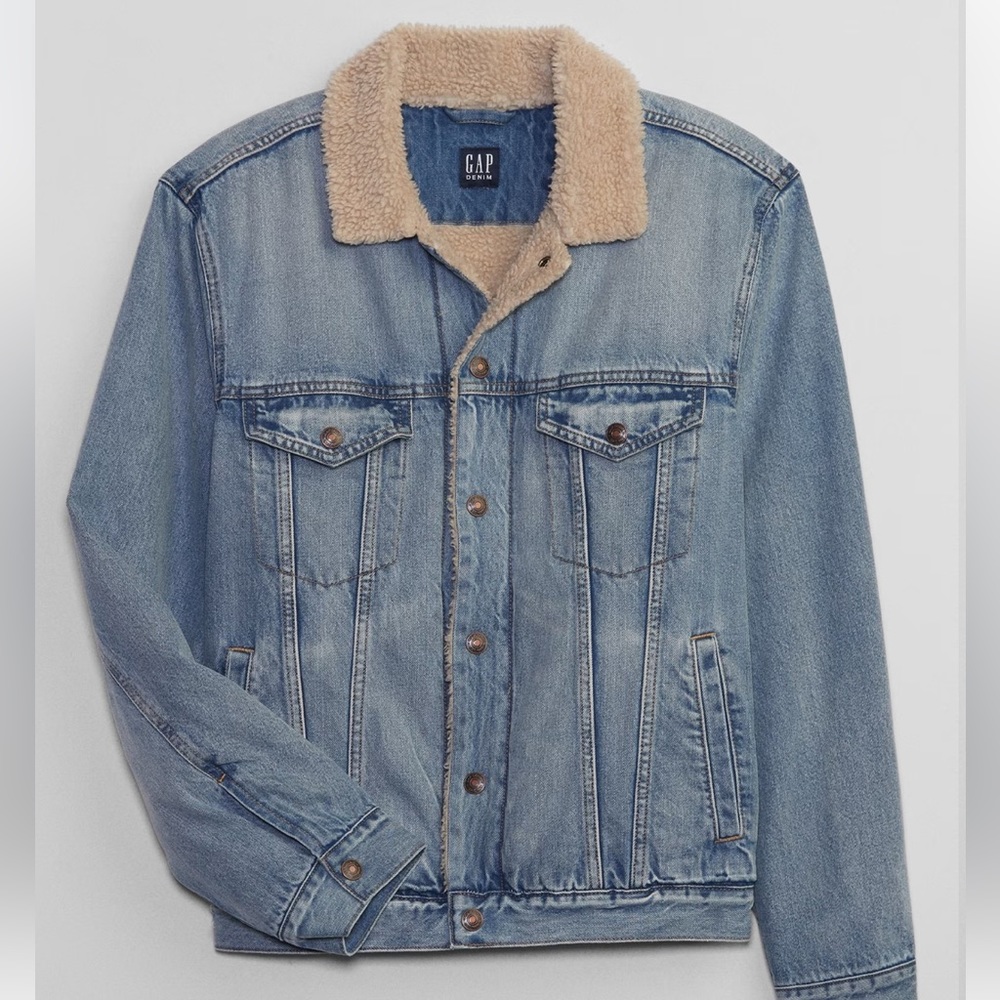 Gap BNWT Sherpa Icon Jacket L large men’s